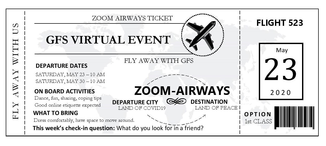 fly away ticket GFS California